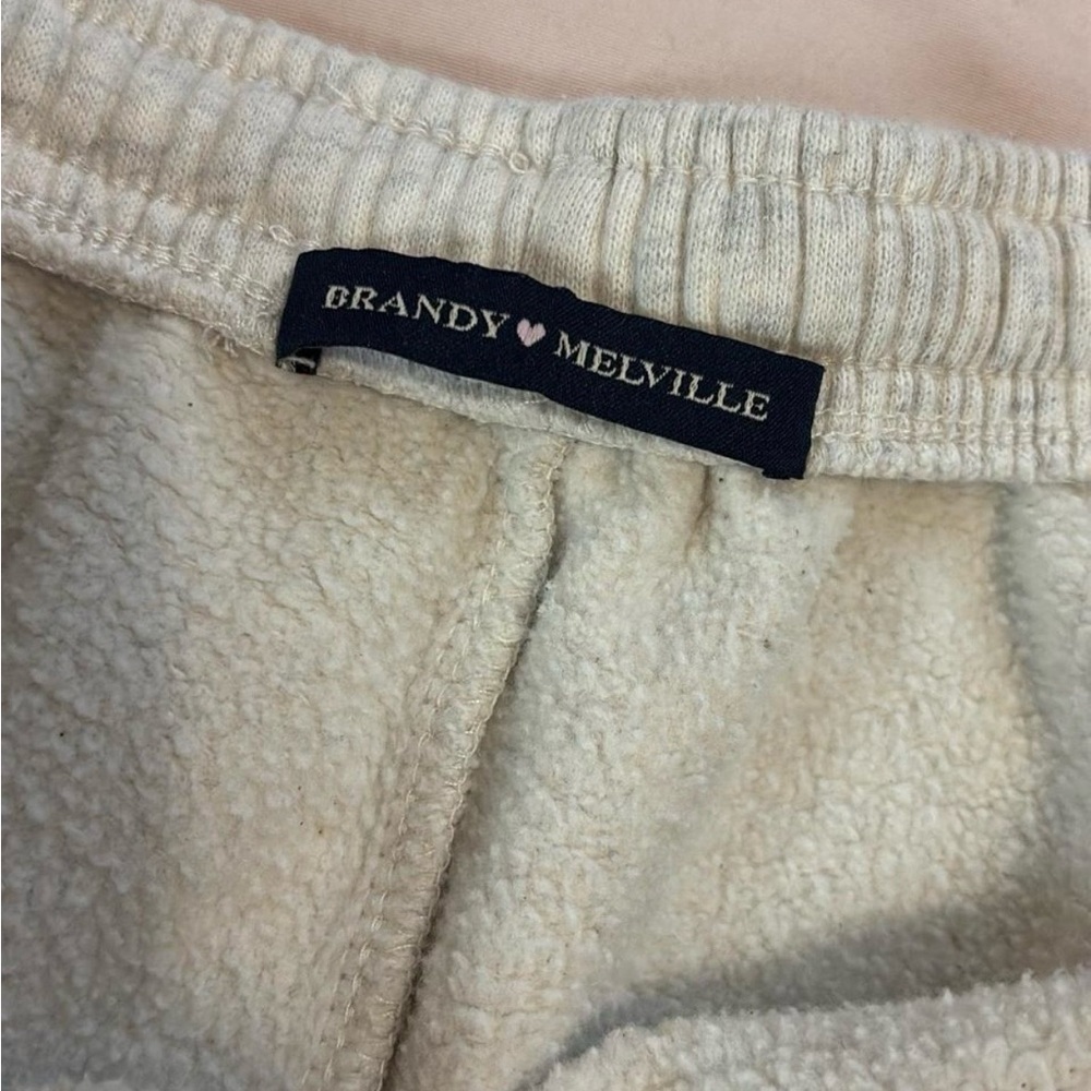 Brandy Melville White Straight Leg Pants